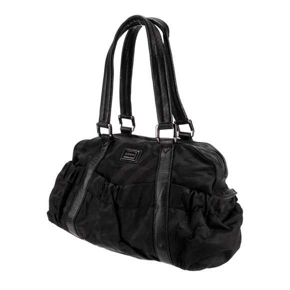 BURBERRY Nylon Check Shoulder Bag - Picture 3 of 16